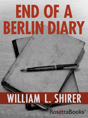 cover image of End of a Berlin Diary